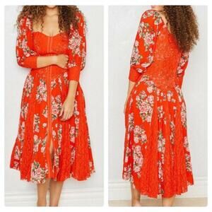 NWT We are HAH Maiden Memphis Prairie Boho Bustier Corset Dress Size Medium